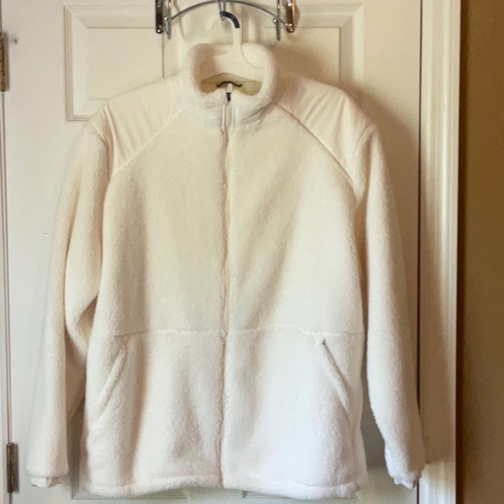 All In Motion Men’s High Pile Cozy Adjustable Zip Up Fleece Sweatshirt Size XL